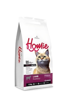 Homie Süper Premium Düşük Tahıllı Kuzu Etli Yetişkin Kedi Maması 1.5 Kg 3 Adet Homie Süper Premium Düşük Tahıllı Kuzu Etli Yetişkin Kedi Maması 1.5 Kg 3 Adet