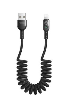 Mcdodo Lightning Spiral Ledli Örgü Kablo 1.8m 2a Siyah Sku: Zeus8690010075185 Mcdodo Lightning Spiral Ledli Örgü Kablo 1.8m 2a Siyah Sku: Zeus8690010075185