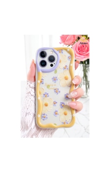 Fibaks iPhone 14 Pro Max Uyumlu Kılıf Tasarımlı Desenli Kamera Korumalı Papatya Çiçek Renkli Silikon Kapak Fibaks iPhone 14 Pro Max Uyumlu Kılıf Tasarımlı Desenli Kamera Korumalı Papatya Çiçek Renkli Silikon Kapak