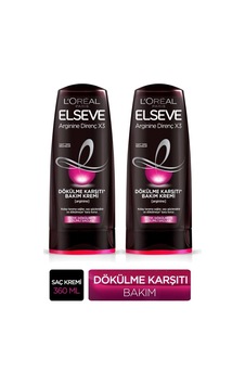 Elseve Arginine Direnç X3 Dökülme Karşıtı Bakım Kremi 360ML X2
