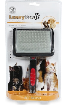 Luxury Paws Plastik Saplı Köpek Fırçası Large 19 CM