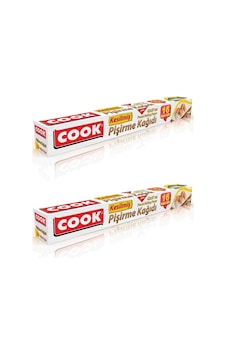 Cook Kesilmiş Pişirme Kağıdı 16 Tepsi 42 X 37 Cm 2 Adet Cook Kesilmiş Pişirme Kağıdı 16 Tepsi 42 X 37 Cm 2 Adet