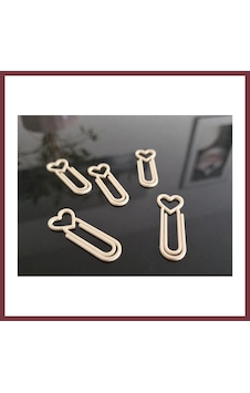 Storeşahin 3d Baskı Kalp Figürlü Ataç - 10lu Set - Bej Shn0720 Storeşahin 3d Baskı Kalp Figürlü Ataç - 10lu Set - Bej Shn0720