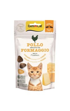Crunchy Snacks Tavuklu Ve Peynirli Tahılsız Kedi Ödülü 50gr Crunchy Snacks Tavuklu Ve Peynirli Tahılsız Kedi Ödülü 50gr