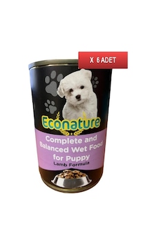Econature Kuzu Etli Konserve Yavru Köpek Maması 6 x 400 G Econature Kuzu Etli Konserve Yavru Köpek Maması 6 x 400 G