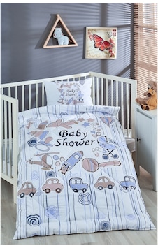 Komfort Home V25 %100 Pamuklu Silikon Elyaf Bebek Yorgan Seti Komfort Home V25 %100 Pamuklu Silikon Elyaf Bebek Yorgan Seti