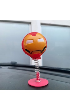 Iron Man Sallanan Kafa Zıp Zıp Marvel Lisanslı Iron Man Sallanan Kafa Zıp Zıp Marvel Lisanslı