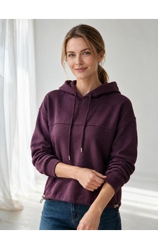 Nealirsanall.com Kadın 3 İplik Şardonlu Kapşonlu Eteği Stoperli Sweatshirt Kahverengi Nealirsanall.com Kadın 3 İplik Şardonlu Kapşonlu Eteği Stoperli Sweatshirt Kahverengi