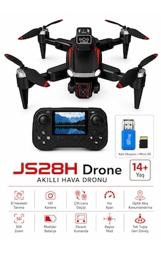 Js28h Drone Akıllı Hava Dronu Engel Tınama Ekranlı Kumanda Fotoğrafçılık Dronu 50x Zoom Başsız Mod Tek Tuşla Geri Dönüş Elektirikli Kamera 2 Lens Fırçasız Motor Elden Kaçınma Katlanabilir Js28h Drone Akıllı Hava Dronu Engel Tınama Ekranlı Kumanda Fotoğrafçılık Dronu 50x Zoom Başsız Mod Tek Tuşla Geri Dönüş Elektirikli Kamera 2 Lens Fırçasız Motor Elden Kaçınma Katlanabilir