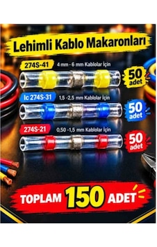 150 Parça Lehimli Kablo Makaronu 150 Parça Lehimli Kablo Makaronu