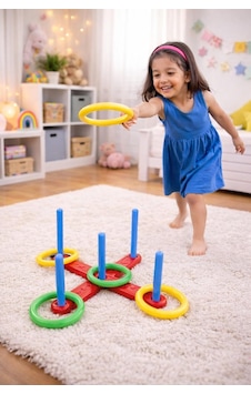 Zuzu Quoits Game Halka Atma Oyunu Eğitici Ve Eğlenceli Çocuk Oyuncağı