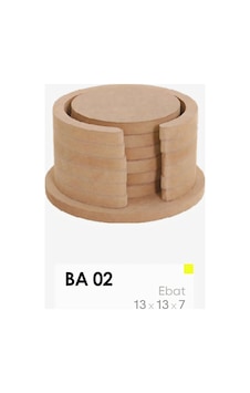 Yuvarlak Ahşap Bardak Altlığı Seti Kutulu Boyanabilir Mdf Coaster Set 6 Lı Bardak Altlığı 13x13x7 Cm Diğer Yuvarlak Ahşap Bardak Altlığı Seti Kutulu Boyanabilir Mdf Coaster Set 6 Lı Bardak Altlığı 13x13x7 Cm Diğer