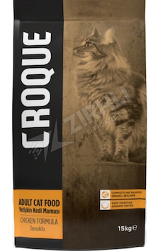 Croque Tavuk Etli Yetişkin Kedi Maması 15 Kg Croque Tavuk Etli Yetişkin Kedi Maması 15 Kg