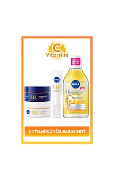 C Vitamini Bakım Seti, Micellar Makyaj Temizleme Suyu 400ml,göz Kremi 15ml, Gündüz Ve Gece Yüz Kremi C Vitamini Bakım Seti, Micellar Makyaj Temizleme Suyu 400ml,göz Kremi 15ml, Gündüz Ve Gece Yüz Kremi
