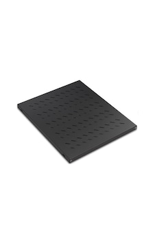 AGER Dikili Tip 19" 1U D800mm için Sabit Siyah Raf Modülü AA-SBT80-A-S1