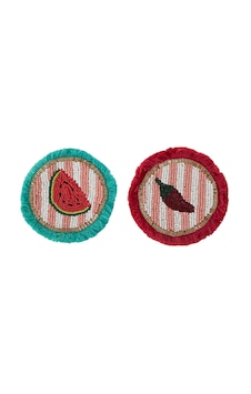 Mudo Home Chıllı&watermelon Bardak Altlığı 2 Li Diğer Mudo Home Chıllı&watermelon Bardak Altlığı 2 Li Diğer