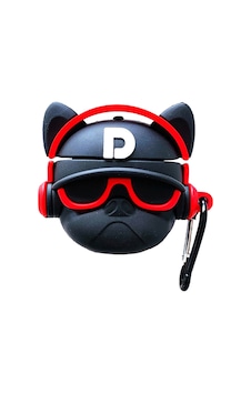 E2M Apple Uyumlu  AirPods PRO KILIF STAR BULLDOG KIRMIZI