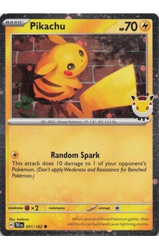 Temporal Forces ' 2026 Pokemon Day ' Promo Pikachu 051/162 Tek Kart Koleksiyonluk Orijinal Kart Temporal Forces ' 2026 Pokemon Day ' Promo Pikachu 051/162 Tek Kart Koleksiyonluk Orijinal Kart