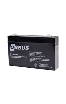 Orbus 6 V 7 Ah 150*34*94 Mm Kuru Akü. Pil Akü Orbus 6 V 7 Ah 150*34*94 Mm Kuru Akü. Pil Akü