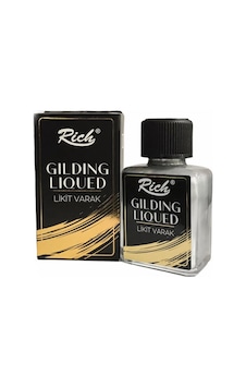 Rich Gilding Liqued Likit Varak 75Ml Gümüş N:70023 Rich Gilding Liqued Likit Varak 75Ml Gümüş N:70023