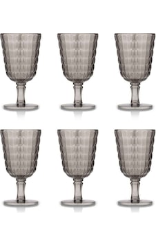 Akrilik Füme 6'lı Kadeh & Su Meşrubat Kahve Yanı Bardağı 450 ml ( Cam Değildir ) Akrilik Füme 6'lı Kadeh & Su Meşrubat Kahve Yanı Bardağı 450 ml ( Cam Değildir )