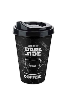 Dark Side Coffee Bardak 400 Ml Siyah