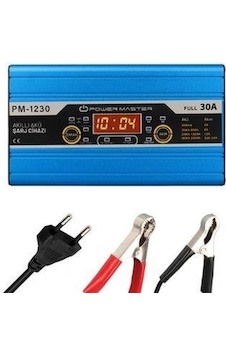 Powermaster Pm-1230 12 Volt Max 30 Amper Akü Şarj Cihazı