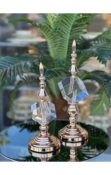 Chacha Home 2'li Cam Küp Dekoratif Obje Seti Lüks Salon Masası Konsol Aksesuarı Gold Chacha Home 2'li Cam Küp Dekoratif Obje Seti Lüks Salon Masası Konsol Aksesuarı Gold