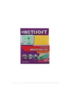 Actisoft Çok Amaçlı Mikrofiber Bez 2'li Çok Renkli Actisoft Çok Amaçlı Mikrofiber Bez 2'li Çok Renkli