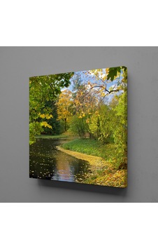 Dökülen Yapraklar Kanvas Tablo 110x110cm Dökülen Yapraklar Kanvas Tablo 110x110cm