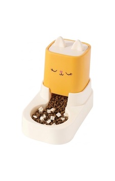 Senye Kedi Şekilli Hazneli Mama Kabı Manuel Mama Dispenseri Besleyici 25x13x23.5 Cm Senye Kedi Şekilli Hazneli Mama Kabı Manuel Mama Dispenseri Besleyici 25x13x23.5 Cm