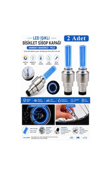 Işıklı Sibop Kapağı 2 Li 1 Paket Fotosel Haraket Sensörlü Led Işık Bisiklet Araba Motor Tekerlek Lastik Mavi Işıklı Sibop Kapağı 2 Li 1 Paket Fotosel Haraket Sensörlü Led Işık Bisiklet Araba Motor Tekerlek Lastik Mavi