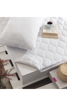 Komfort Home King Size Çift Kişilik Yatak Koruyucu Alez 180X200 C Beyaz Komfort Home King Size Çift Kişilik Yatak Koruyucu Alez 180X200 C Beyaz