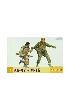 1/6 Ak-47 Ve M16 Silahları Maketi, Dragon 75035 1/6 Ak-47 Ve M16 Silahları Maketi, Dragon 75035