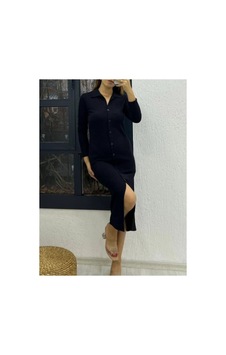 Çınar Boutique Ottomat Kumaş Elbise Siyah Siyah Çınar Boutique Ottomat Kumaş Elbise Siyah Siyah