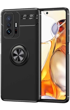 Xiaomi Mi 11t 5g Kılıf Yüzüklü Standlı Manyetik Kamera Korumalı Silikon Xiaomi Mi 11t 5g Kılıf Yüzüklü Standlı Manyetik Kamera Korumalı Silikon