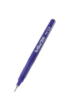Artline Fineliner İnce Uçlu Kalem 0,4 Mor - 2 Adet Mor Artline Fineliner İnce Uçlu Kalem 0,4 Mor - 2 Adet Mor