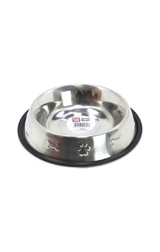Playfull Pati ve Kemik Kabartma Desenli Çelik Mama ve Su Kabı 32 Oz PFMK-4080 Playfull Pati ve Kemik Kabartma Desenli Çelik Mama ve Su Kabı 32 Oz PFMK-4080