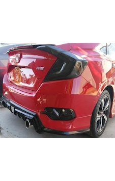 Oled Garaj Honda Civic Fc5 Ritim Model Dizayn Arka Sis Ledi-Smoke Oled Garaj Honda Civic Fc5 Ritim Model Dizayn Arka Sis Ledi-Smoke