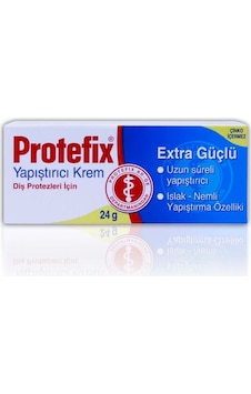 Protefix Diş Protezi Yapıştırıcı Krem 24 G Protefix Diş Protezi Yapıştırıcı Krem 24 G