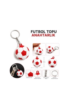 3d Anahtarlık Futbol Topu 3 Cm Kırmızı Beyaz Qtop Q-0958 3d Anahtarlık Futbol Topu 3 Cm Kırmızı Beyaz Qtop Q-0958