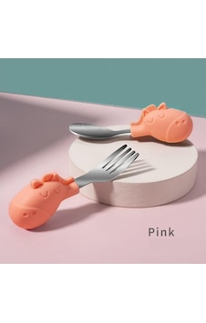 Valkyrie Bebek Zebralı Yemek Kısa Saplı Çocuk Paslanmaz Çelik Çatal Kaşık Pembe Pembe Valkyrie Bebek Zebralı Yemek Kısa Saplı Çocuk Paslanmaz Çelik Çatal Kaşık Pembe Pembe
