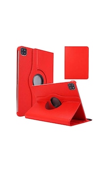 Aksesuarcim Apple iPad Uyumlu Pro 11 2020 2. İle Uyumlu Kılıfı Suni Deri 2 Farklı Stand Olabilen Darbe Korumalı 360 Dönebilen Tablet Kılıfı Kırmızı Sku: Zeusb0fhhy96xg Arka Kapak