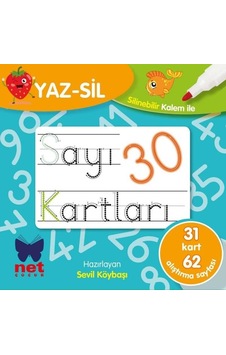 Yaz-Sil Sayı Kartları- Net Çocuk Yayınları Yaz-Sil Sayı Kartları- Net Çocuk Yayınları