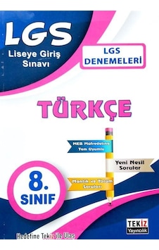8. Sınıf LGS Türkçe Denemeleri / Kolektif 8. Sınıf LGS Türkçe Denemeleri / Kolektif