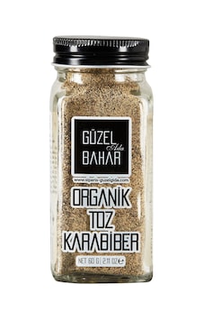 3 Adet Güzel Ada Organik Toz Karabiber 60 G 3 Adet Güzel Ada Organik Toz Karabiber 60 G
