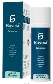 Bavesi Postbiyotik Şampuan 200 Ml Kedi Köpek Cilt Mikrobiyota Dengeleyici Ve Yatıştırıcı Bakım
