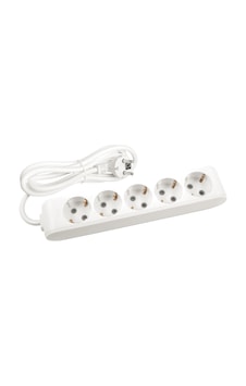 Viko Multi-let 5'li Grup Priz Topraklı Çocuk Korumalı 5 M Beyaz - 90113505 Viko Multi-let 5'li Grup Priz Topraklı Çocuk Korumalı 5 M Beyaz - 90113505