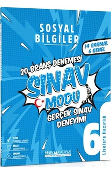 6. Sınıf Sosyal Bilgiler Deneme Pruva Akademi 6. Sınıf Sosyal Bilgiler Deneme Pruva Akademi