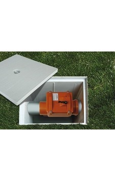 Pvc Pissu Atıksu Çekvalfi 125 Mm Kilitli 1''